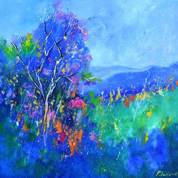 Blue meadow  by Pol Ledent