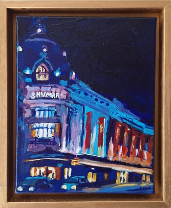 Le BHV Marais avec cadre by Valérie LE MEUR