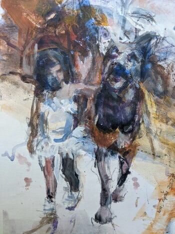 Shadow ~ Study II for Souls Grown Deep by Brenda Ullrich