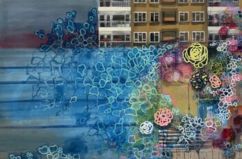 Not A sunny Day At London Fields Lido by Kally Laurence