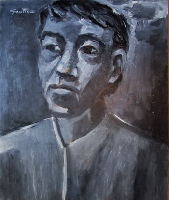 Portrait d'homme en Gris by Michel de Gouttes