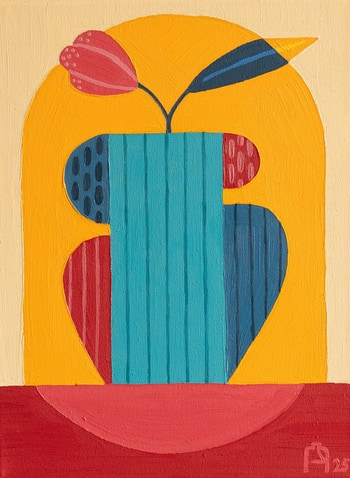 Tulip in Sunset Light von Apollinaria Manko