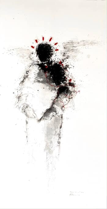 "Black angel 2023 " by Hanna Sidorowicz