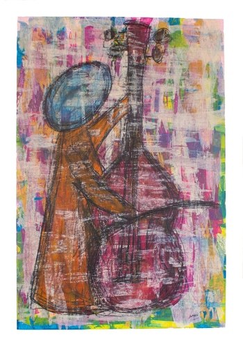 LE CONTREBASSISTE von Marc Laffolay