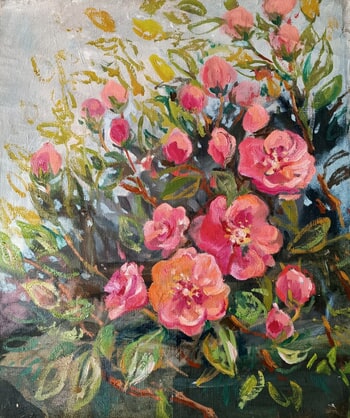 Wild Roses  by Olga Lomax