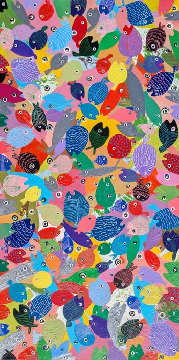 Grand Bleu (2) von Aude Billerot