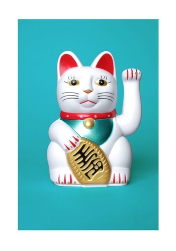 Curacao Lucky Cat.  by Ian Hoskin