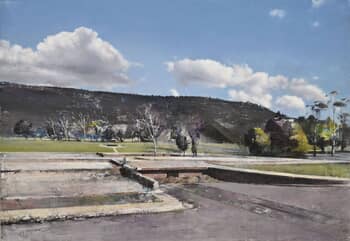 Remains of the Control Room, Space Tracking Station, Orroral Valley (detail 2) by Nick Offer