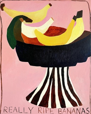 Really ripe bananas by Leila Lallali