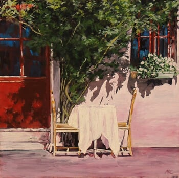 TABLE FOR TWO # 2 by Malcolm Macdonald