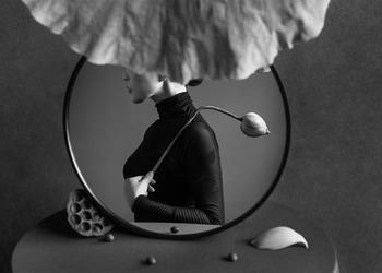 The Empty Vessel Blooms - II by Xidong Luo