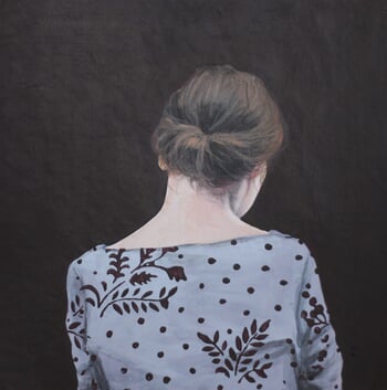 gemusterte Bluse XIII  by Karoline Kroiss