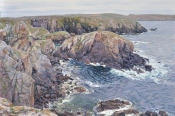 The Pointe du Van, grey sky par Anne Baudequin