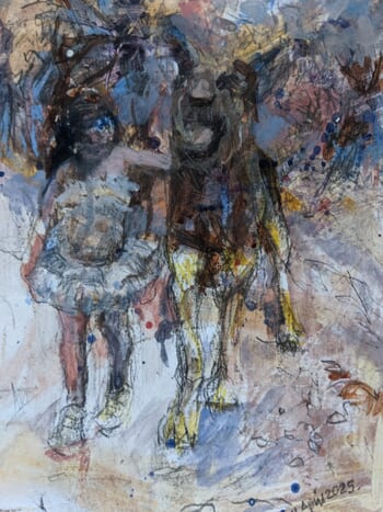 Shadow ~ Study for Souls Grown Deep by Brenda Ullrich