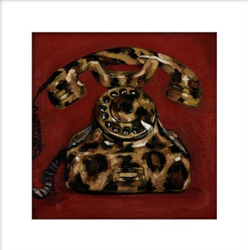 Untitled (Leopard Print Phone)  by Ruby Read