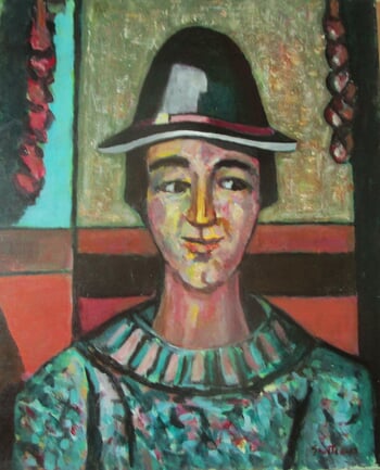 Clown Enfariné von Michel de Gouttes