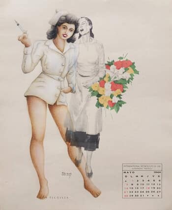 "A New American Dream" series (nurse with syringe) by Gonzalo Garcia Callegari