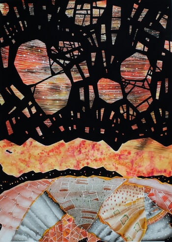 Kepler296 - collection "Noir et encre" by Thierry Virton