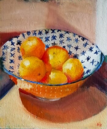 Red shadows by Rosemary Burn