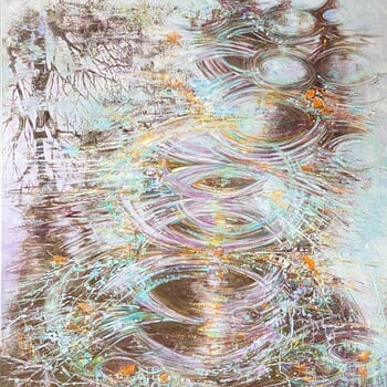 Fragments de lumière et échos aquatiques by Nadine Pillon