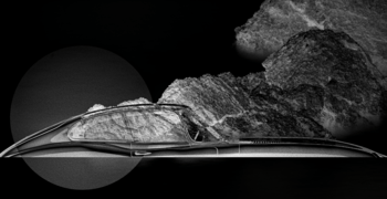 Jaguar Type E Chroma Rocks 01 BW by Bruno Houdayer