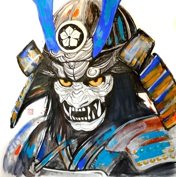 Monkey Samurai by Péchane