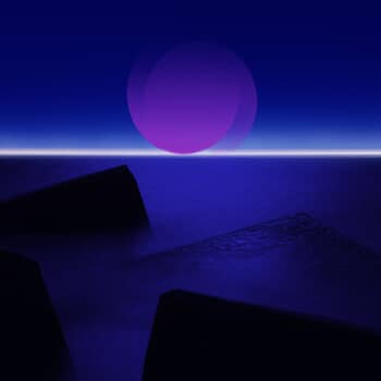 Infinity - Sea Sky Blue Rocks Chroma Sun 01 by Bruno Houdayer