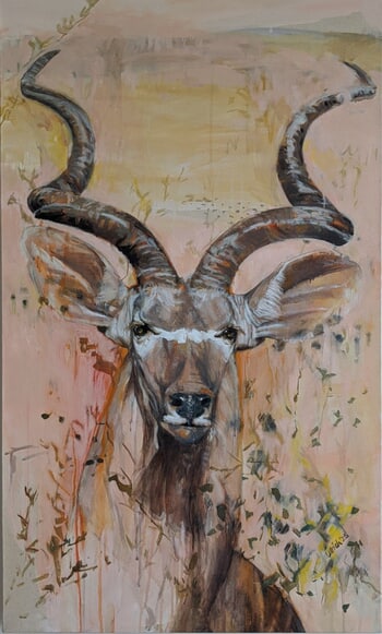 Living on the Edge - Kudu by Brenda Ullrich