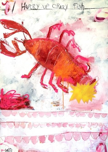 hurry up crazy fish von Christiane Lohrig