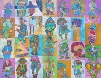 Abstract fragments 15 von Francisco Santos