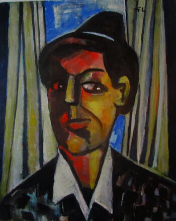 Pitre au Reflet Rouge von Michel de Gouttes