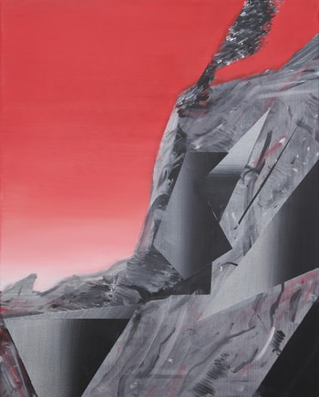 Combe Martin (Cad Red Study) by Phil Ashcroft