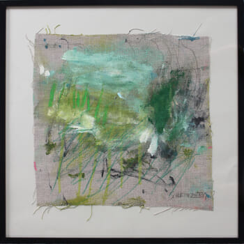 SNATCHES OF A CONVERSATION WITH ART (#12) by Daniela Schweinsberg