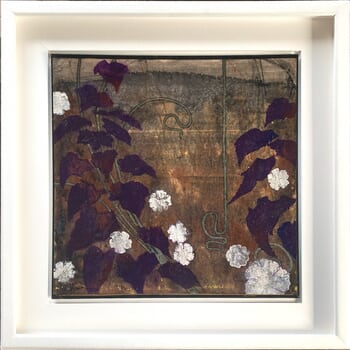 encres et acrylique - violet sepia Muc by Jean-Yves Verne