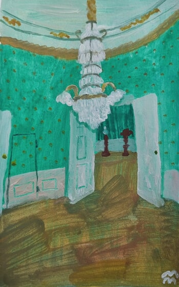 Intérieur Vert Viennois by Maria Magenta