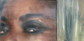 Lemon, Veiled Diptych by Georgia Peskett