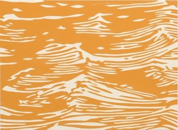 Seascape (Orange) par Johanna Melvin