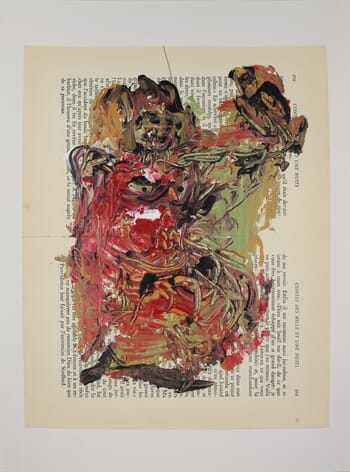 Guerrière à la tête de mort et son faucon  von Adeline GAFFEZ