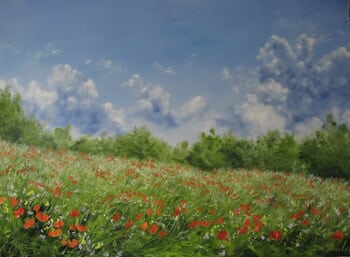 Frémissement des herbes et fleurs par Brigitte Di Scala