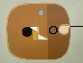 Ice pool III (orange) by Hetty Haxworth