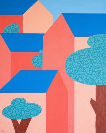 Geometry of Sunset von Apollinaria Manko