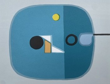 Ice pool II (Blue) by Hetty Haxworth