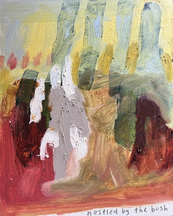 Nestled by the bush by Daisy Billowes