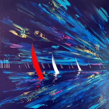 La voile rouge  von Mikha