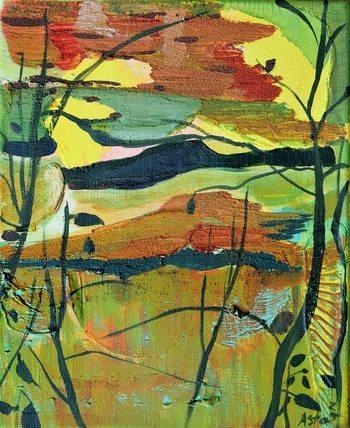 Summer evening. Luxembourg by Asta Kulikauskaite Krivickiene