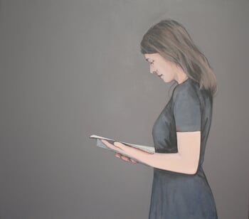 Leserin VIII by Karoline Kroiss