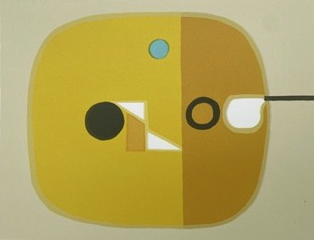 Ice pool IV (yellow) by Hetty Haxworth