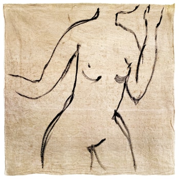 Female on Cotton 01 by Anna Pepe