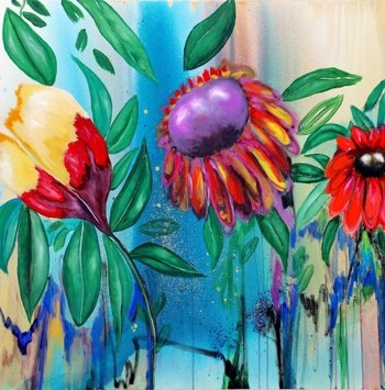 Bloom Anyway by Poovi Art