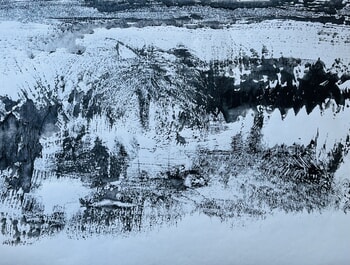 Paysage au palmier by Isabelle Courtois Lacoste